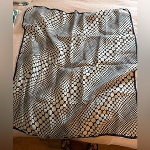 Bellotti Black and White Polka Dot Scarf